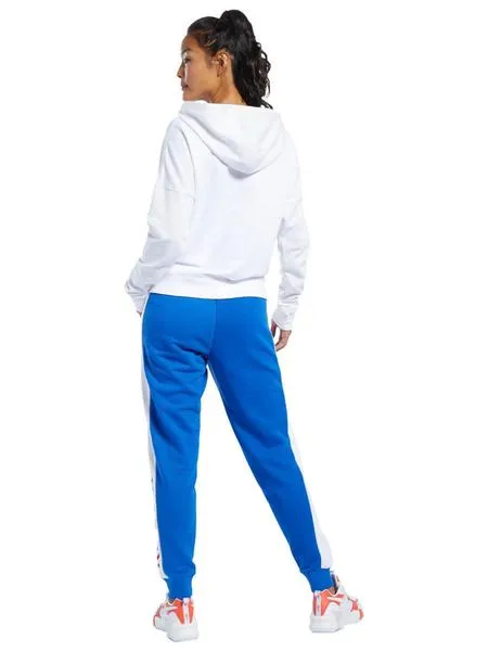 chandal reebok blanco/azulon mujer