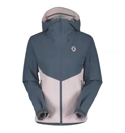 Chaqueta de esquí Scott Explorair 3l (Metal Blue/sweet pink) Mujer