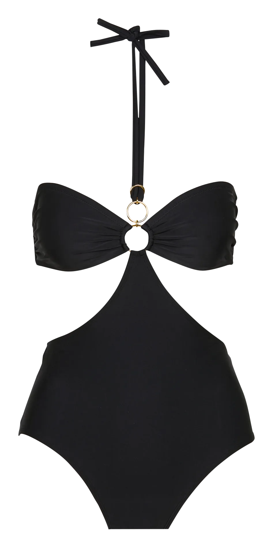 CHICHI CASTELNANGO MARTA  TRAJE DE BAñO DE UNA PIEZA TIPO BANDEAU EN NEGRO