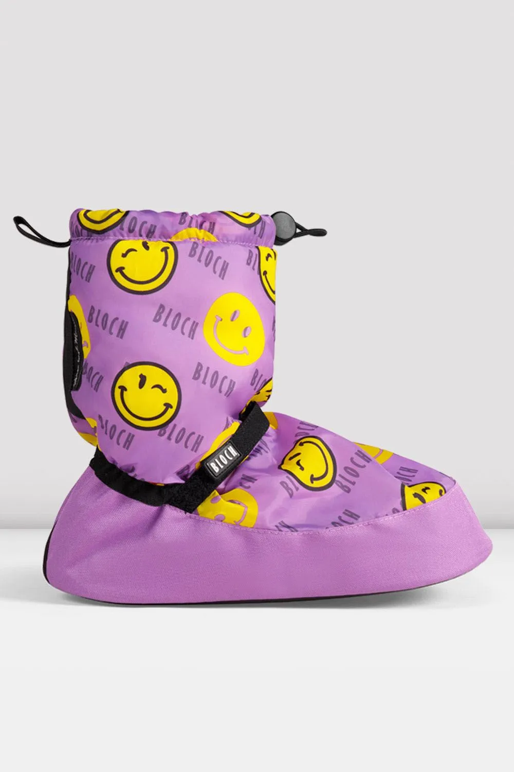 Childrens Smiley Print Warm Up Booties