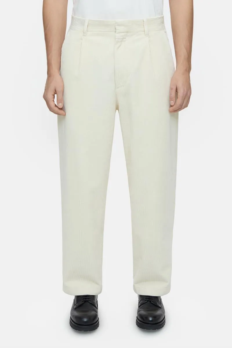 CLOSED PANTALÓN DE PANA BLOMBERG WIDE OFFWHITE