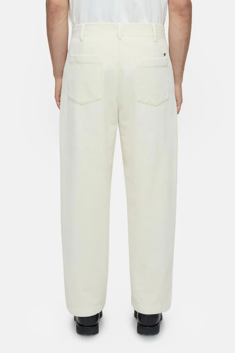 CLOSED PANTALÓN DE PANA BLOMBERG WIDE OFFWHITE