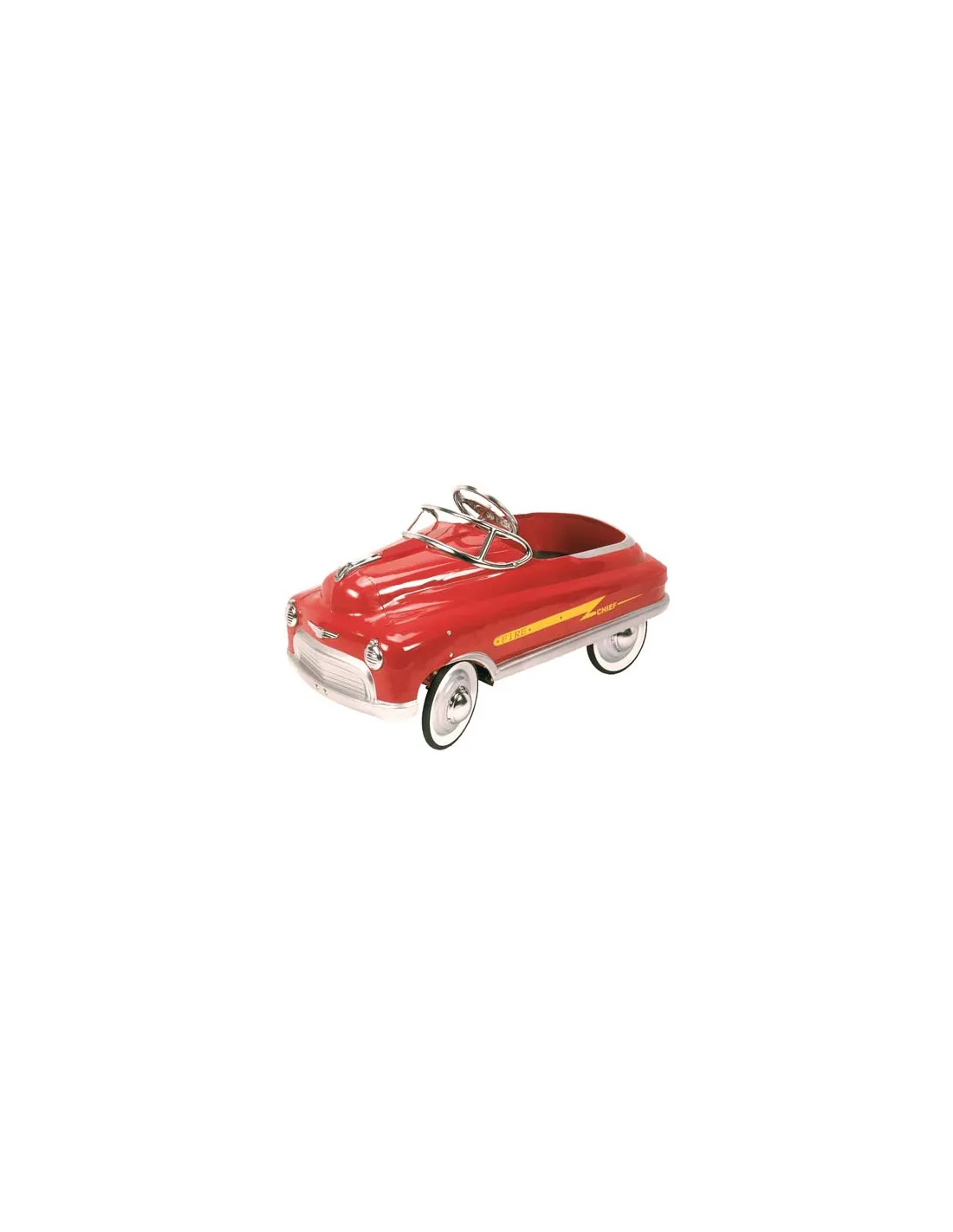 Coche a pedales clásico rojo