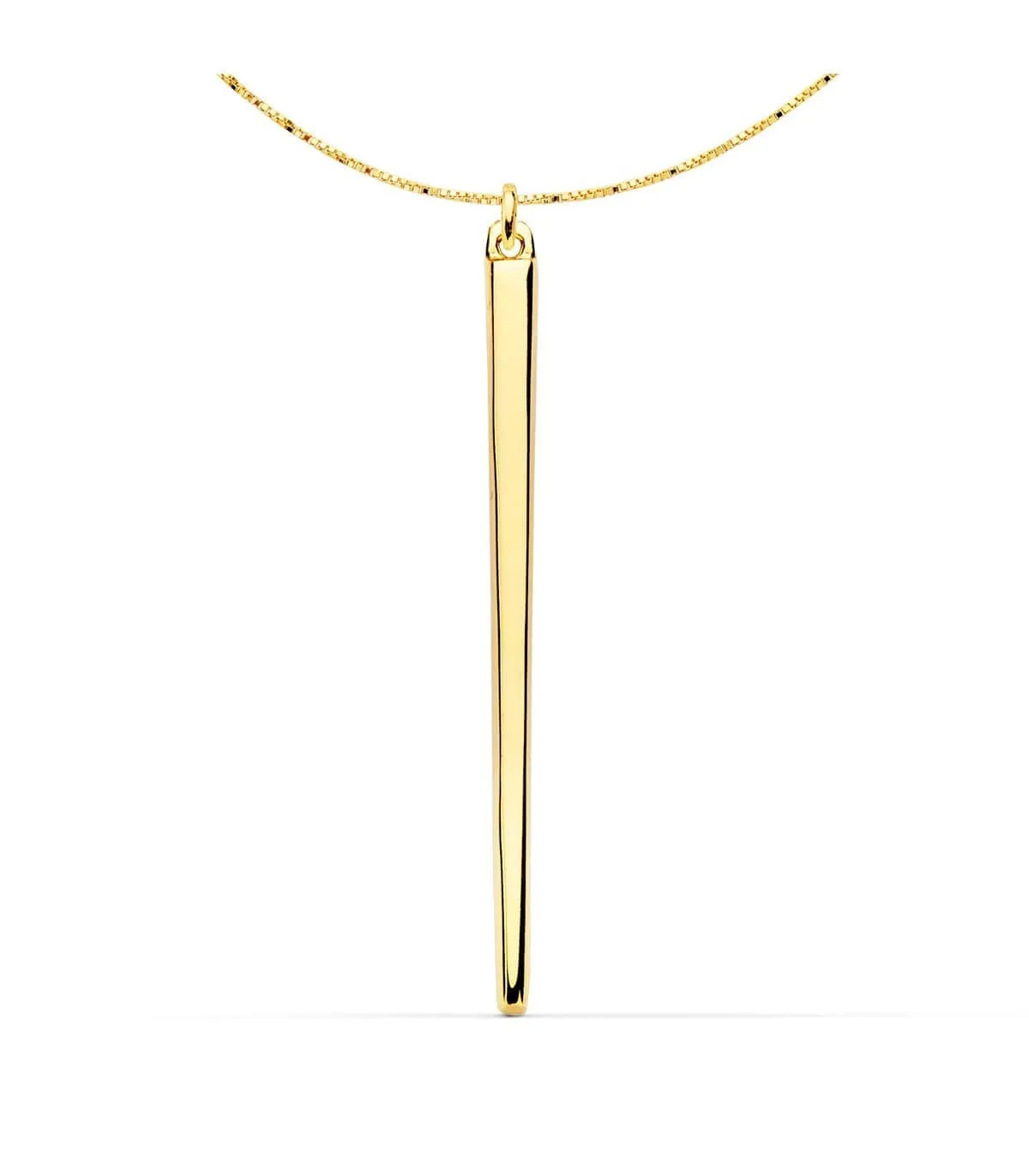 Collar Oro Amarillo 18K Barra Pincho
