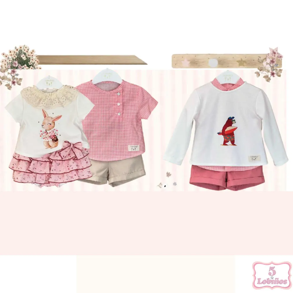 CONJUNTO BEBÉ NIÑA BAHAMAS Valentina Bebés