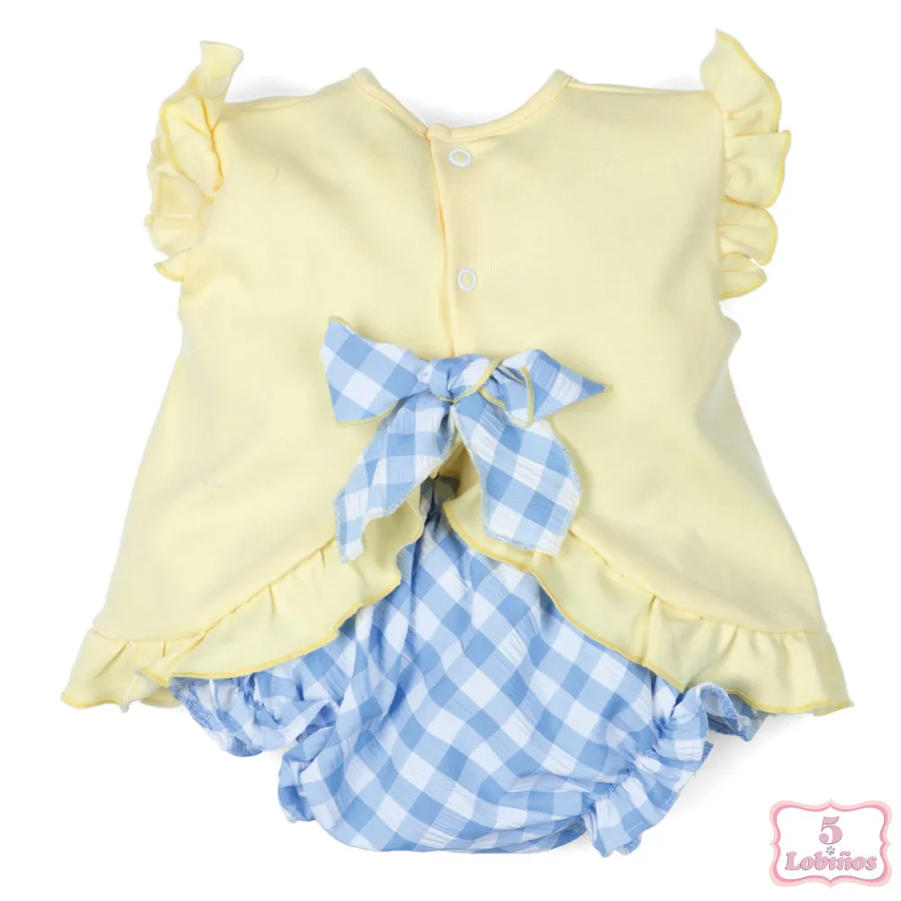 CONJUNTO BEBÉ NIÑA OSITO Popys
