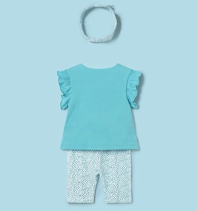 Conjunto Legging bebé niña 3 piezas Mayoral