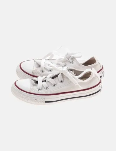 Converse Zapatilla tela blanca