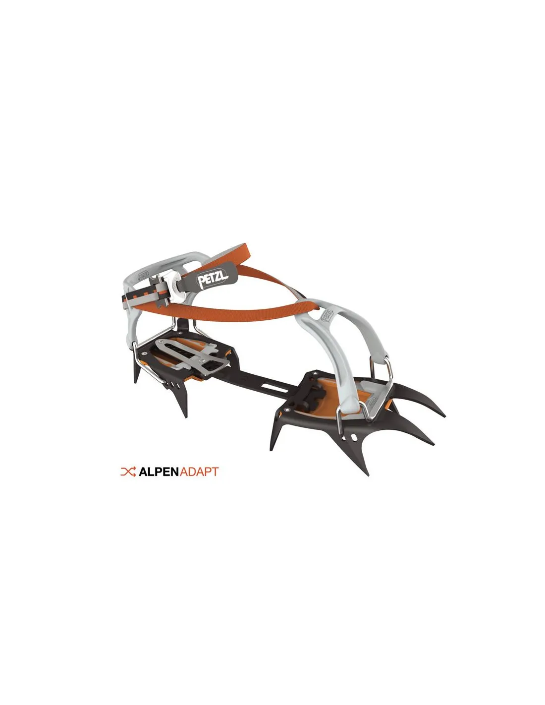 Crampones Petzl Irvis Flexlock Black/Orange