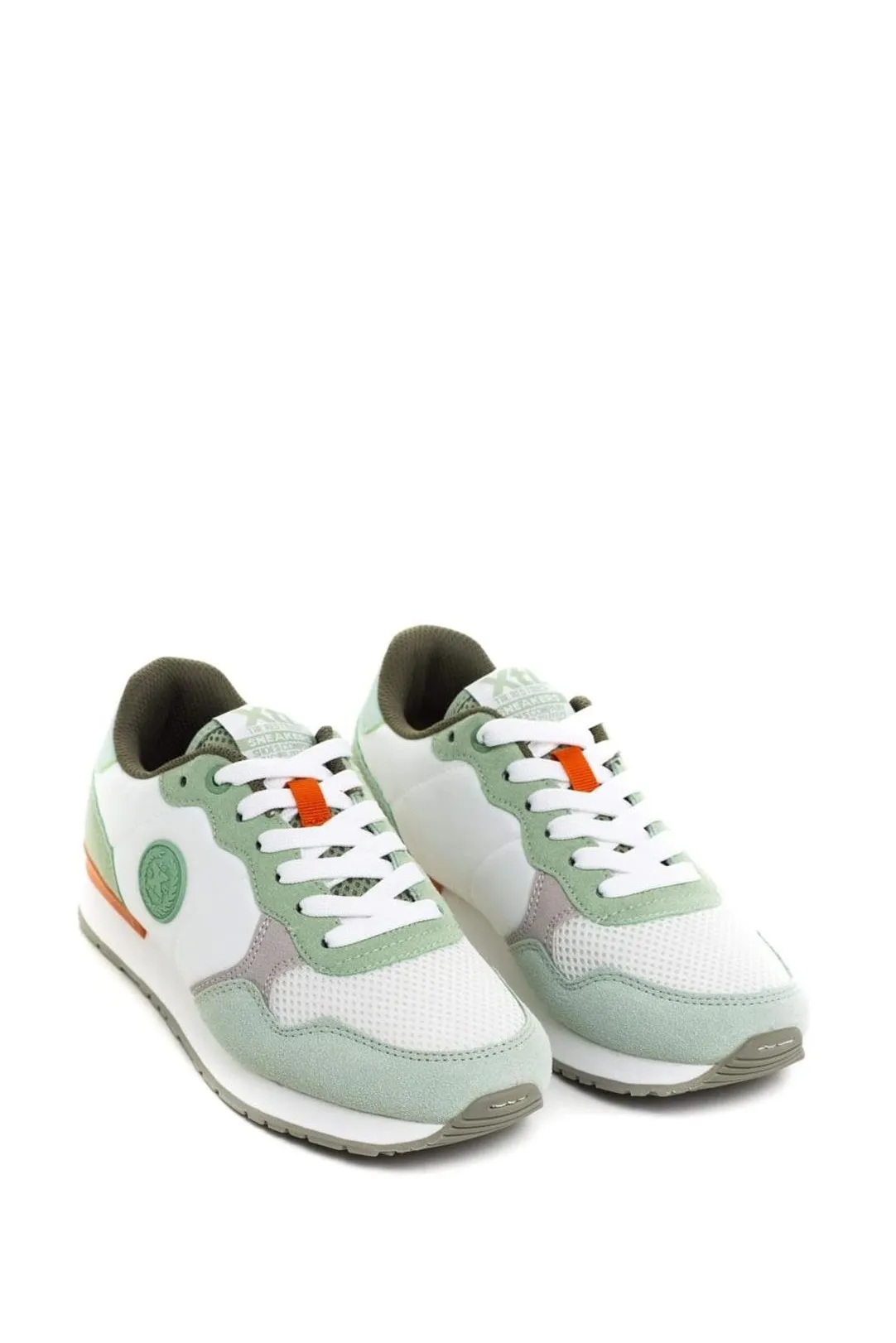 Deportivas combinadas mujer kaki