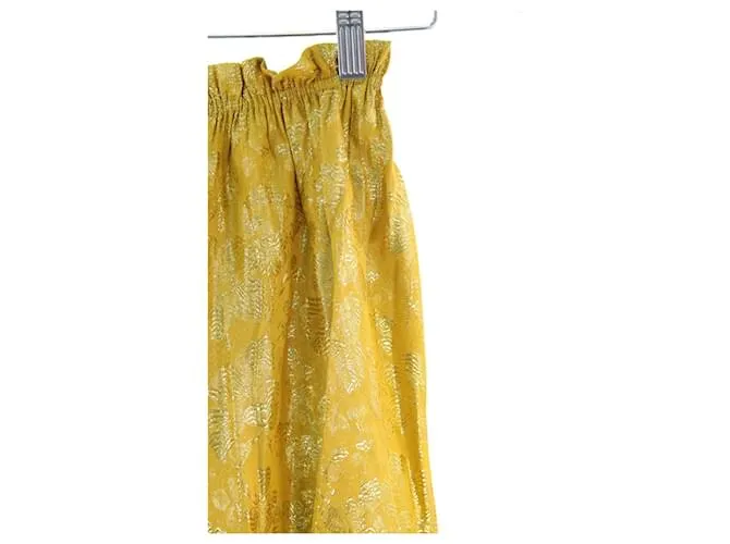 Des Petits Hauts Falda de tops pequeños 1 Amarillo 