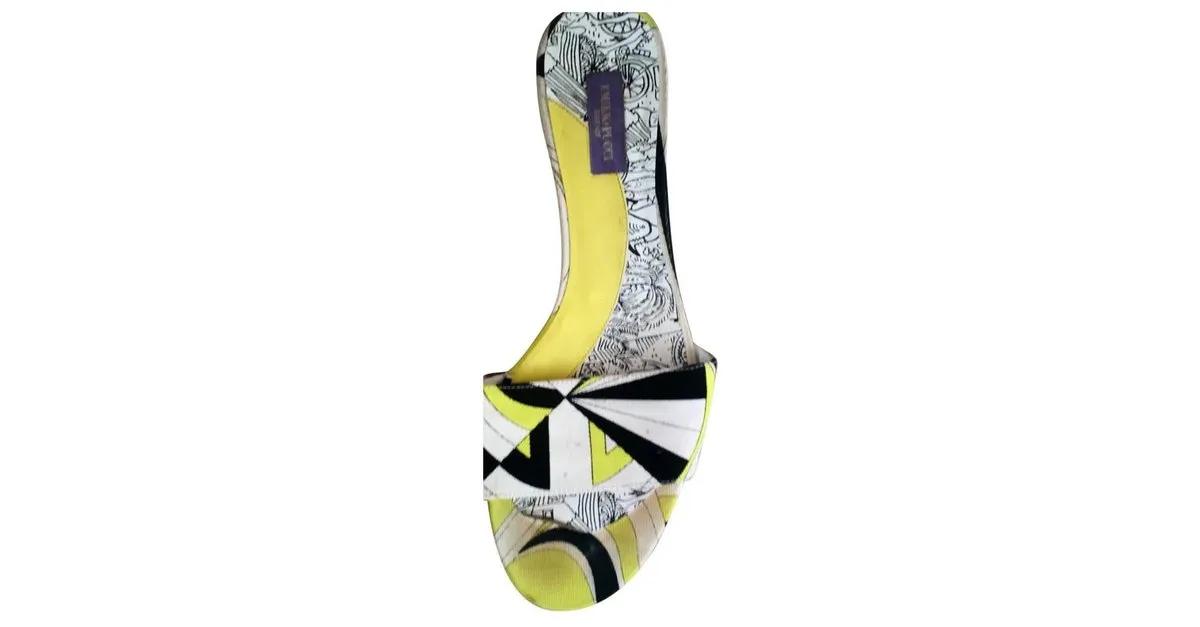 Emilio Pucci Sandalias Amarillo 