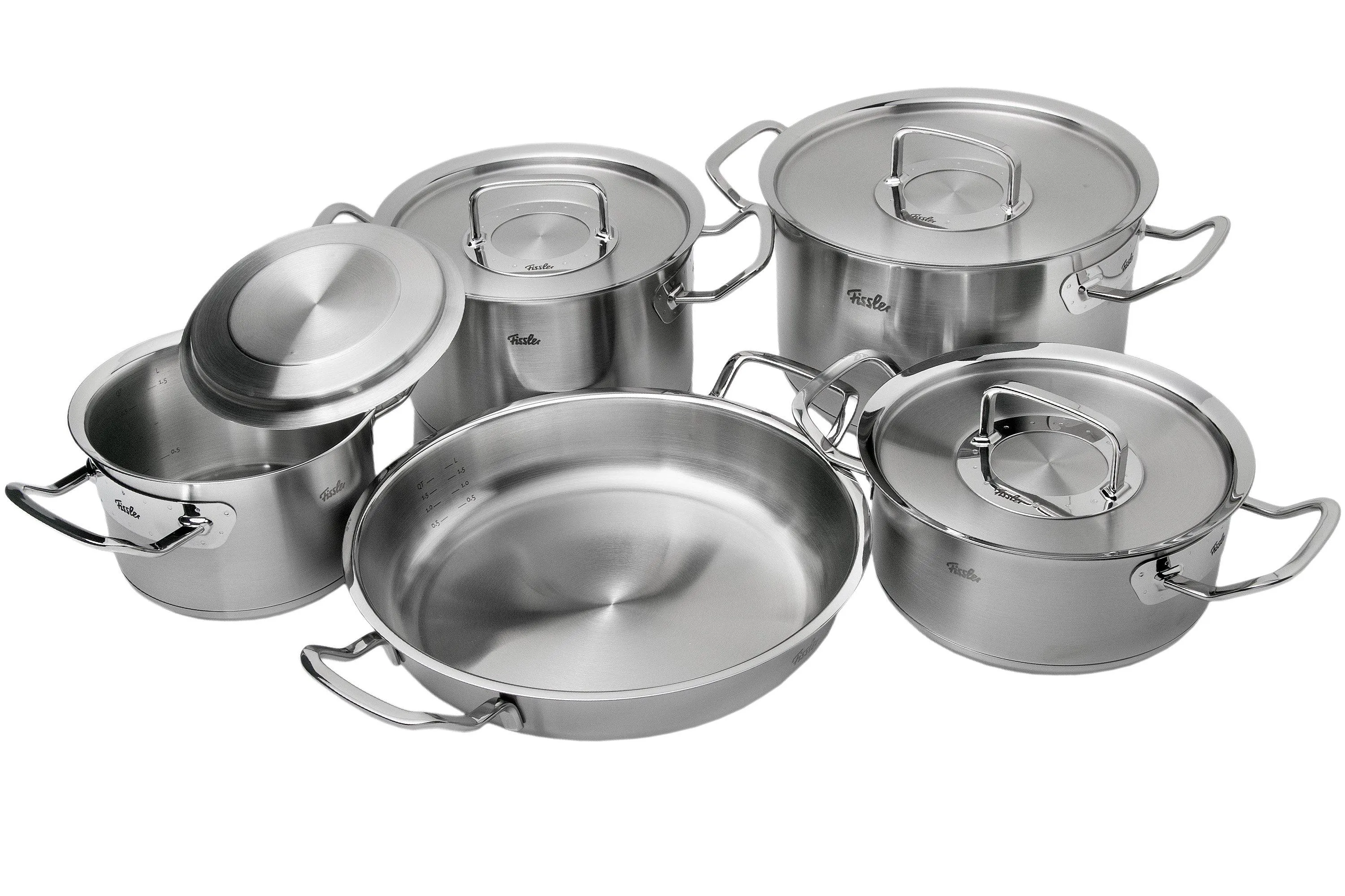 FISSLER ORIGINAL PROFI COLLECTION 08438805000, JUEGO DE SARTENES DE 5 PIEZAS