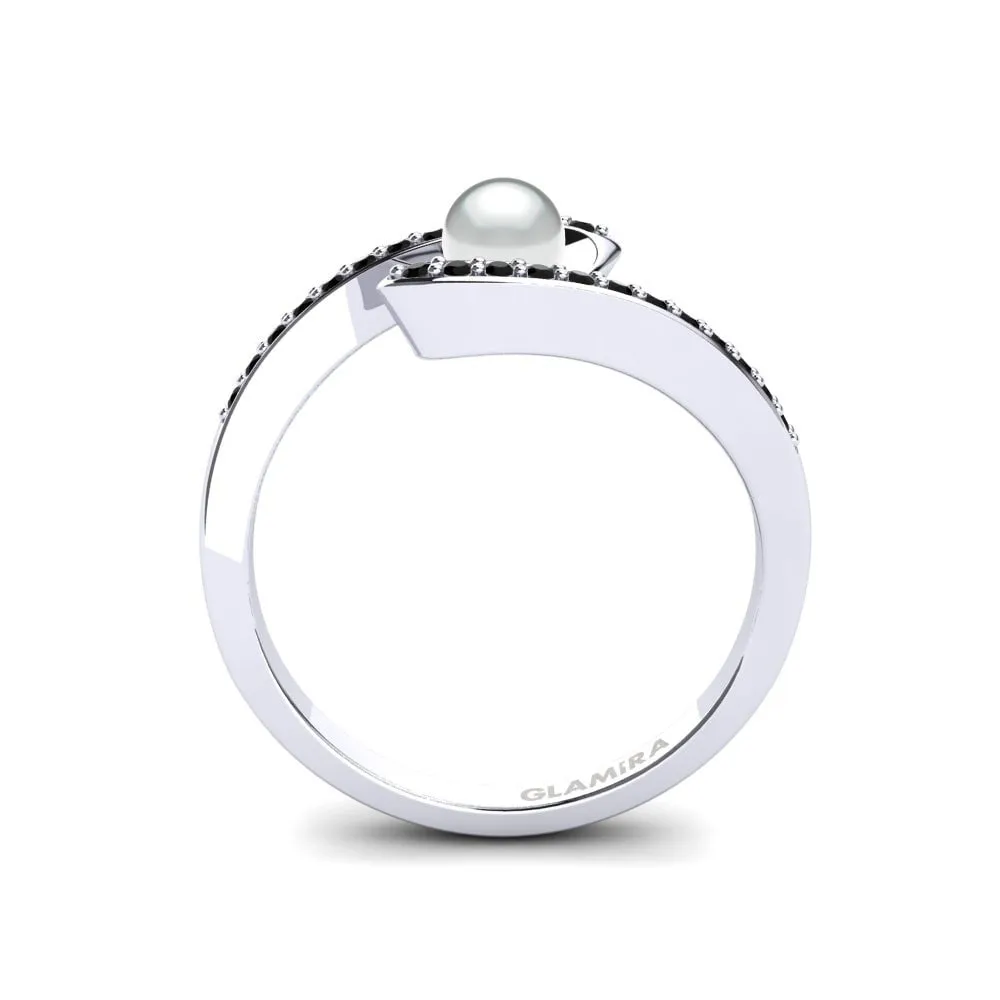GLAMIRA Anillo Perlina Ø4 mm