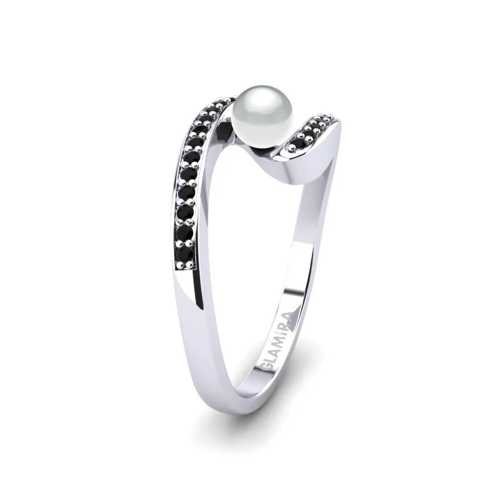 GLAMIRA Anillo Perlina Ø4 mm