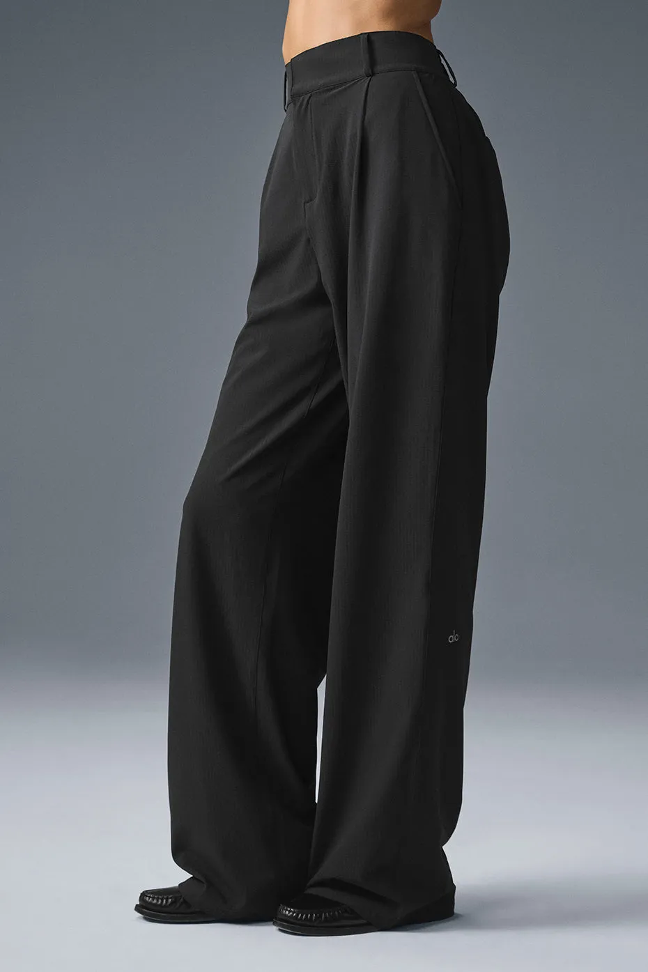 HIGHWAIST DREAMSCAPE TROUSER (REGULAR)  BLACK