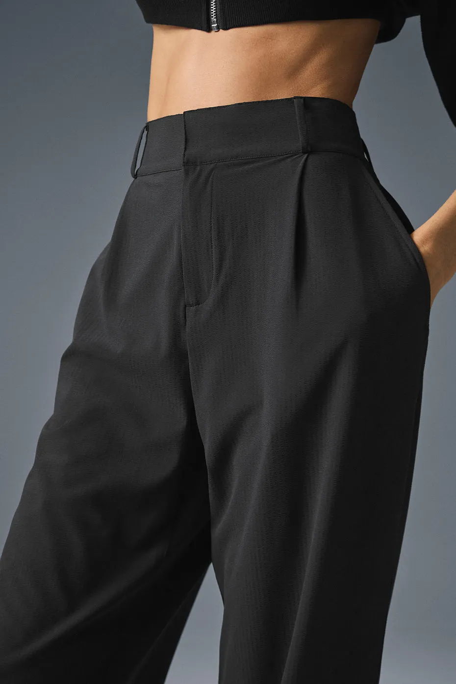 HIGHWAIST DREAMSCAPE TROUSER (REGULAR)  BLACK