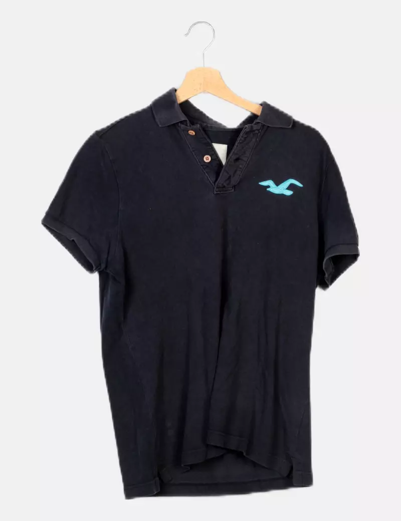 Hollister Polo azul marino