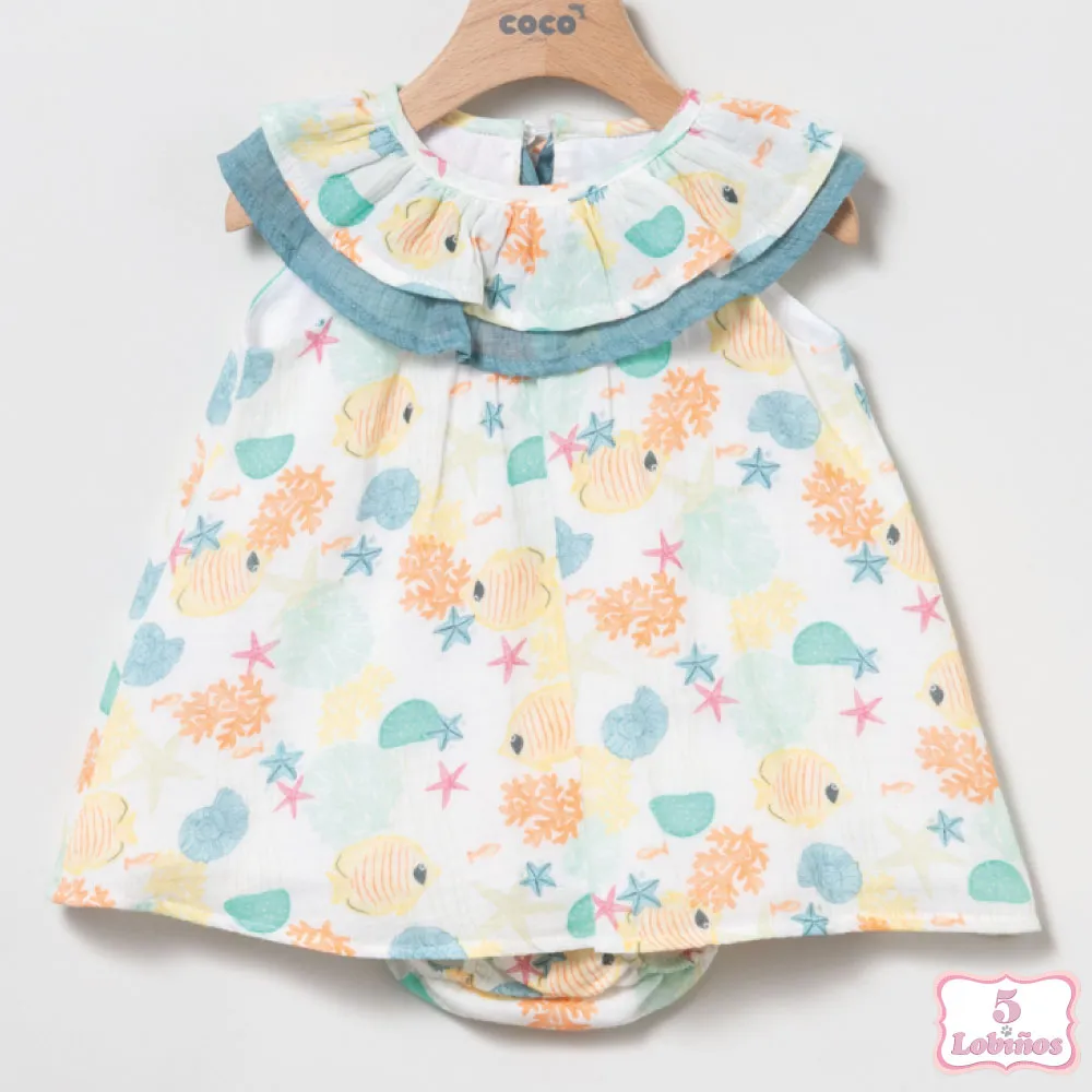 JESUSITO BEBÉ NIÑA MULTICOLOR OCEANO Coco Acqua