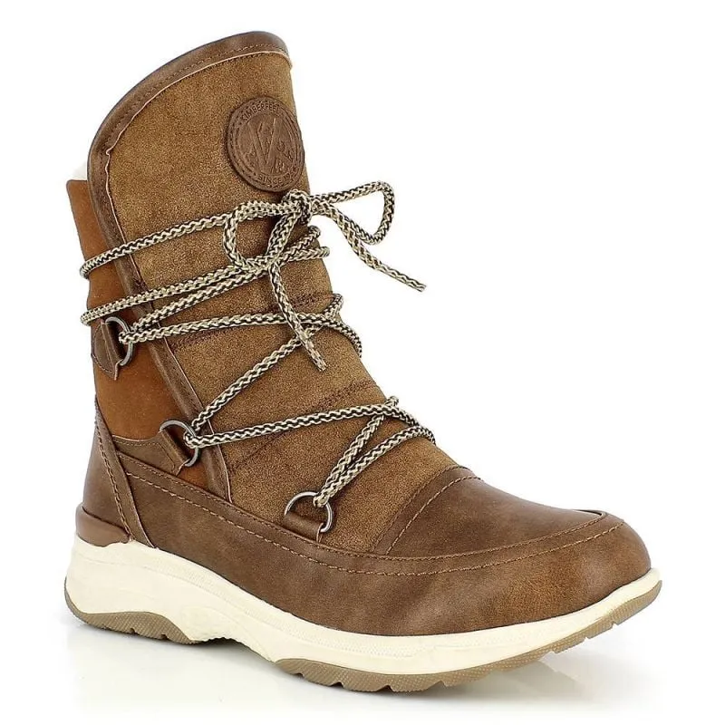 Kimberfelle Kresty (Café) zapatos de invierno para mujer