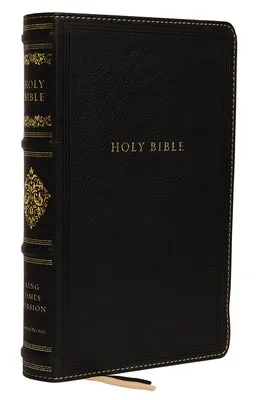 Kjv, Sovereign Collection Bible, Personal Size, Genuine Leather, Black, Red Letter Edition, Comfort Print: Holy Bible, King Jame