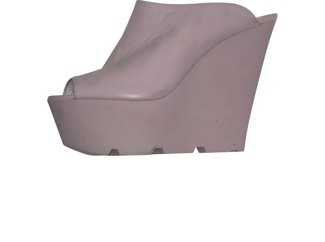 Kurt Geiger Mulas de cuña Rosa 