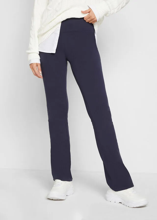 Leggings acampanados Azul marino