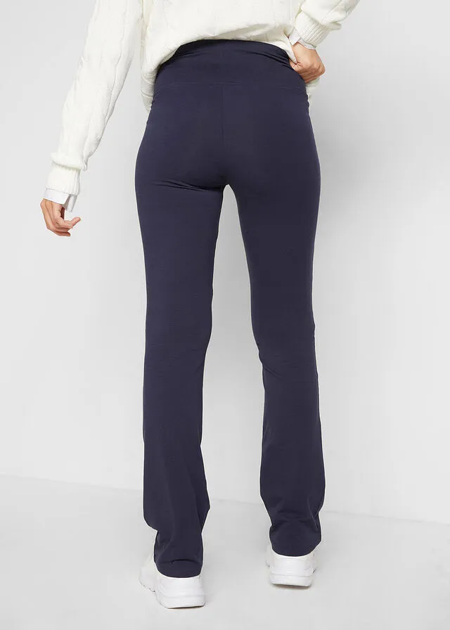 Leggings acampanados Azul marino