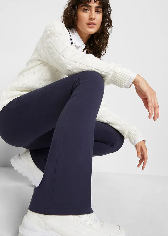 Leggings acampanados Azul marino