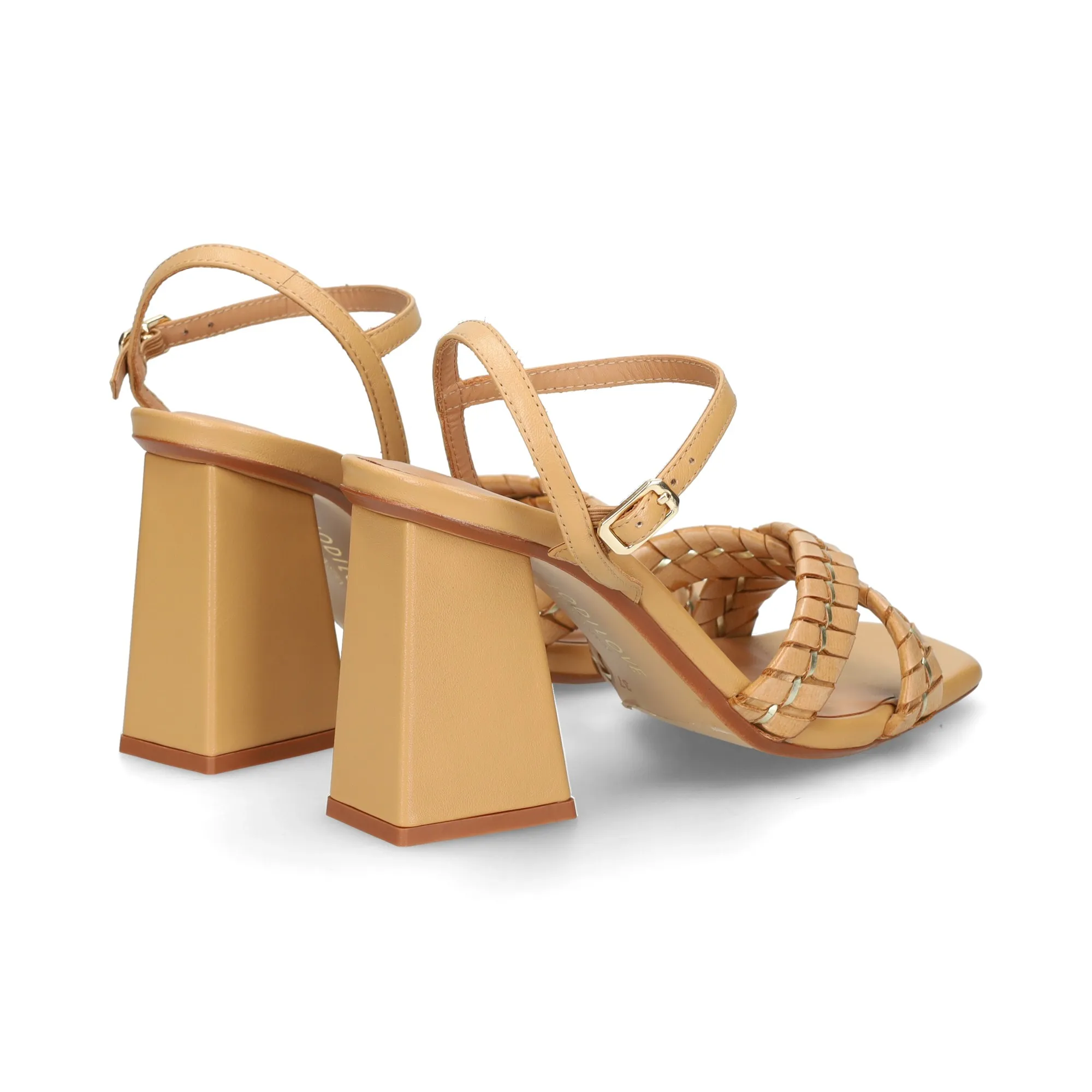 LODI Sandalias con tacón de Mujer CAMEL