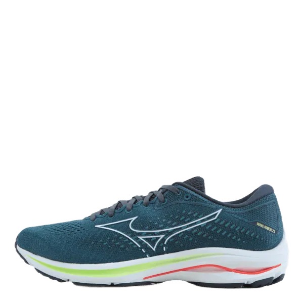 Mizuno Wave Rider 25 Smoke Blue/white/neo Lime