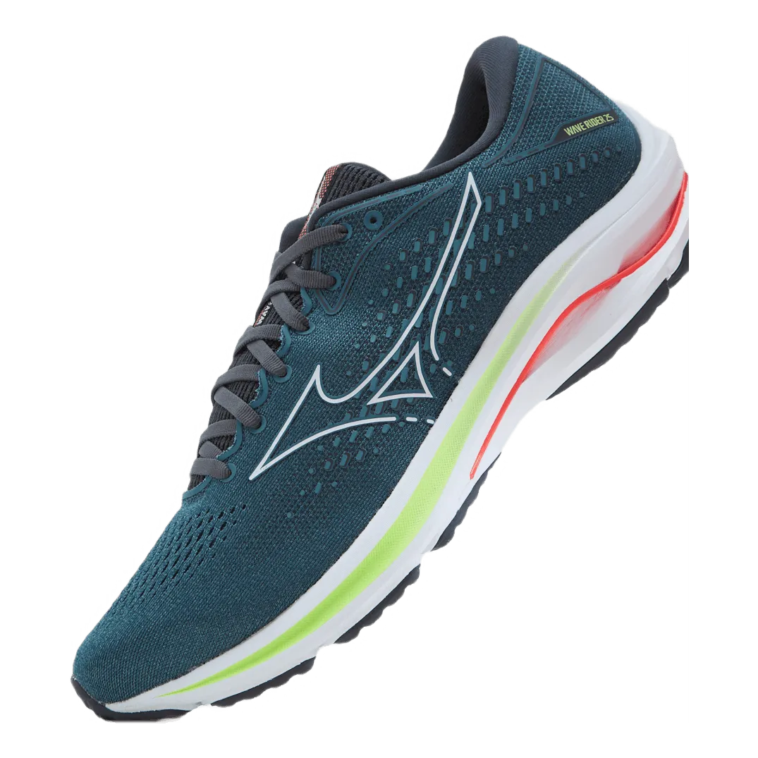 Mizuno Wave Rider 25 Smoke Blue/white/neo Lime