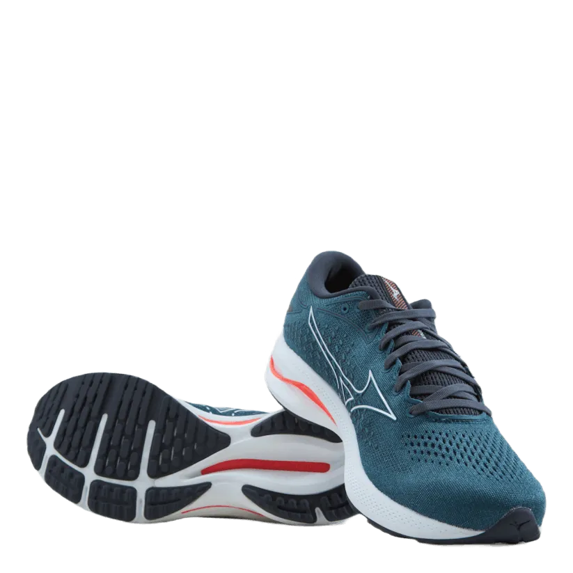 Mizuno Wave Rider 25 Smoke Blue/white/neo Lime