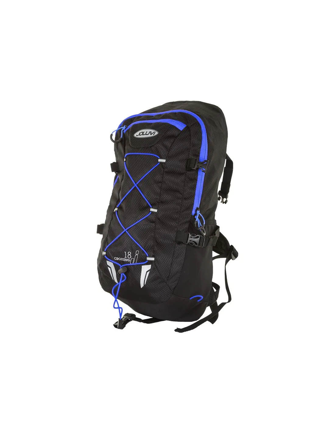 Mochila de senderismo Joluvi Crossing 18 Negro Azul