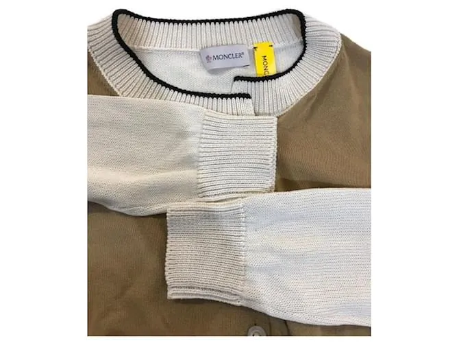 Moncler Abrigos, Ropa de calle Negro Beige 