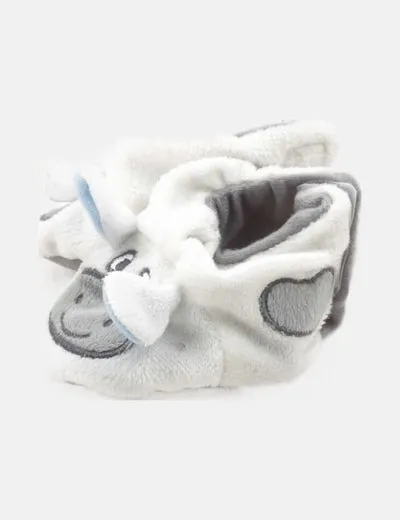 NoName Zapatilla blanca pelo