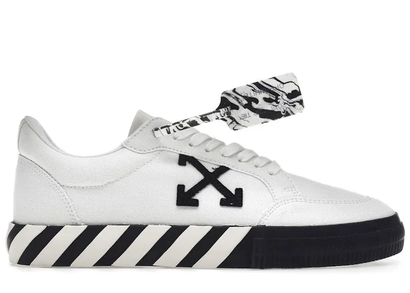 OFFWHITE VULCANIZED LOW CANVAS WHITE BLACK