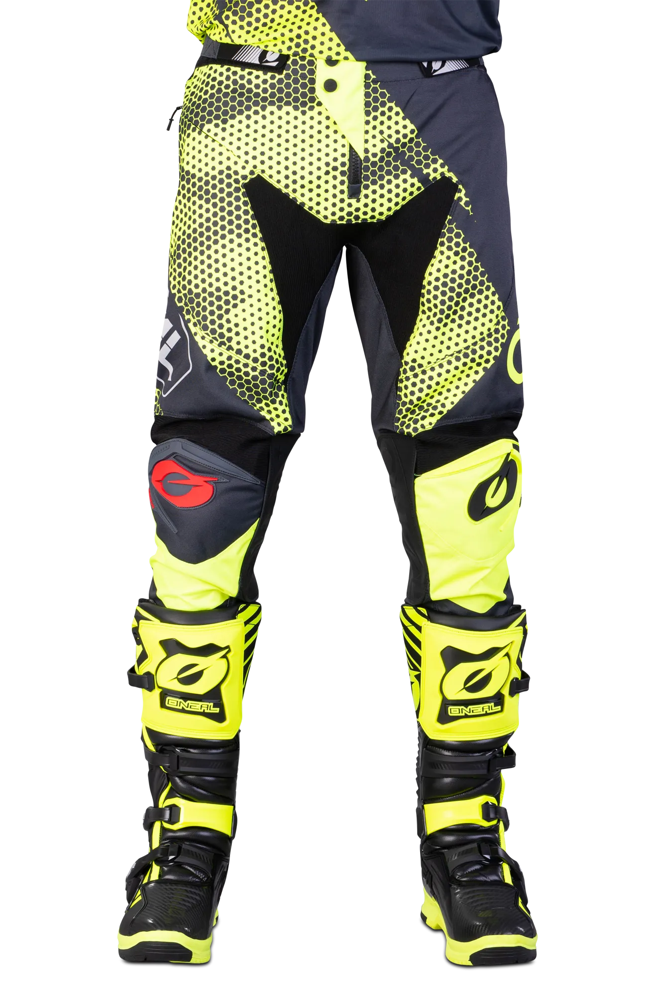 PANTALONES DE CROSS O'NEAL MAYHEM GRISAMARILLO