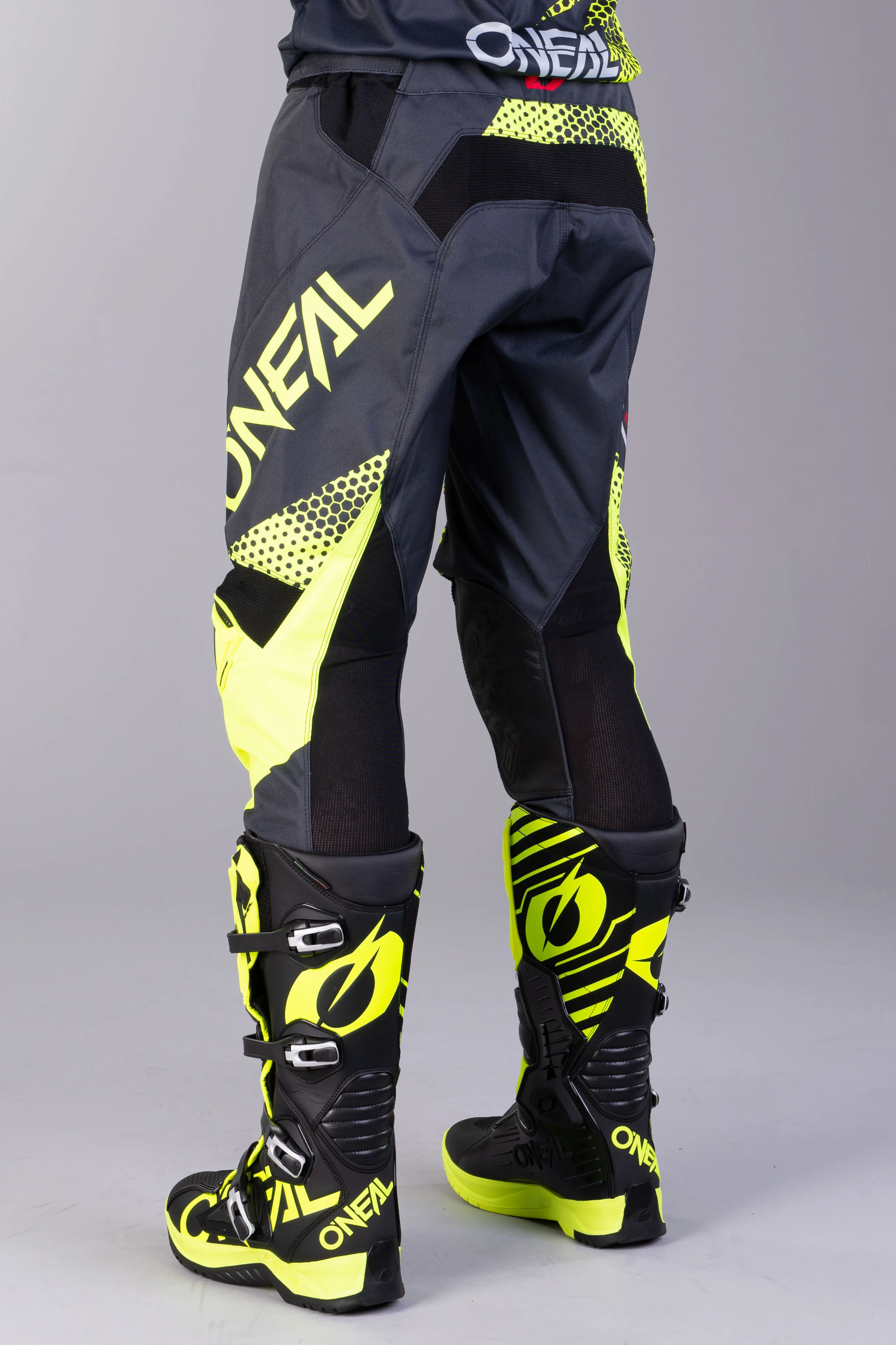PANTALONES DE CROSS O'NEAL MAYHEM GRISAMARILLO