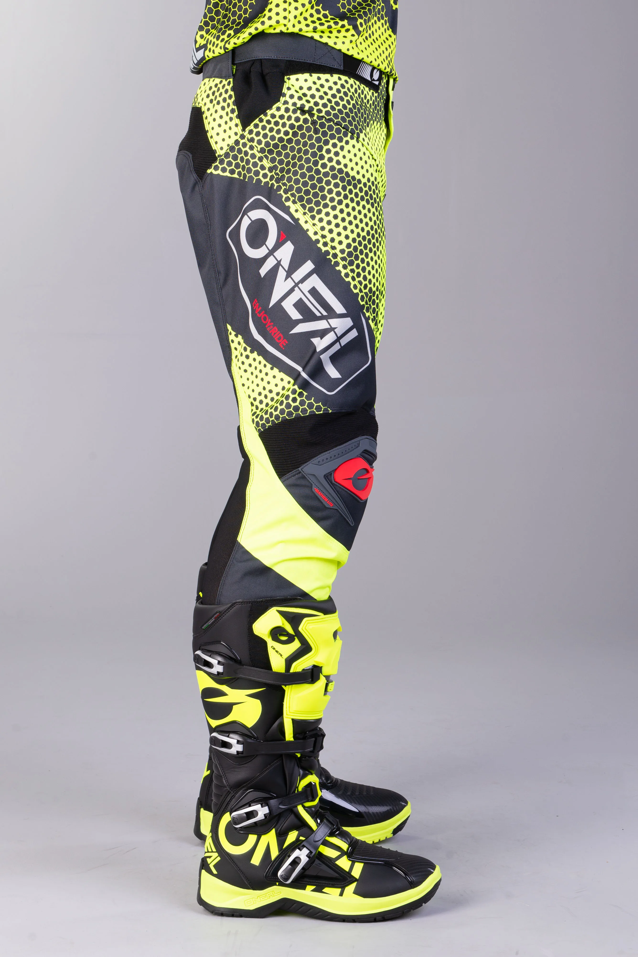 PANTALONES DE CROSS O'NEAL MAYHEM GRISAMARILLO
