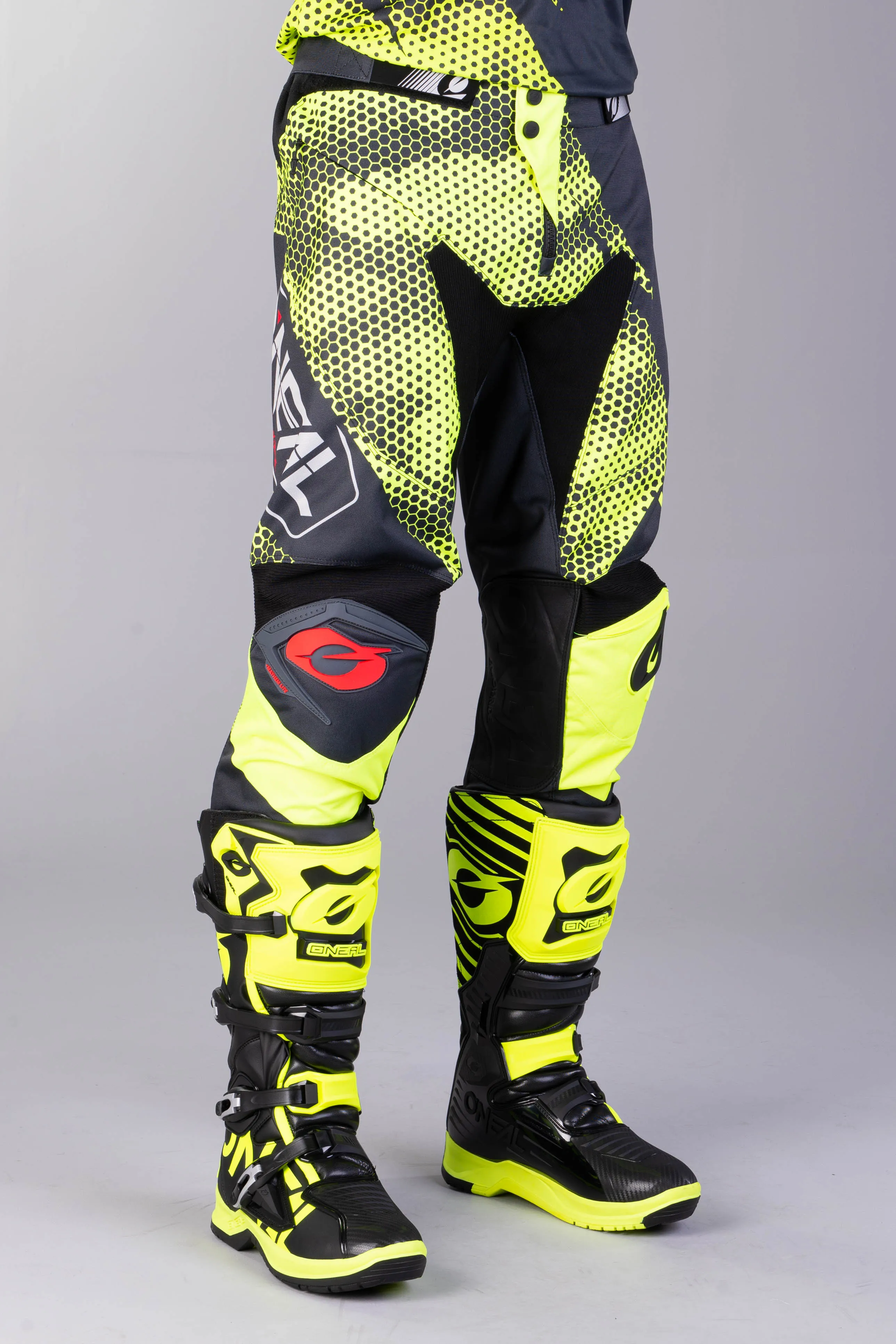 PANTALONES DE CROSS O'NEAL MAYHEM GRISAMARILLO