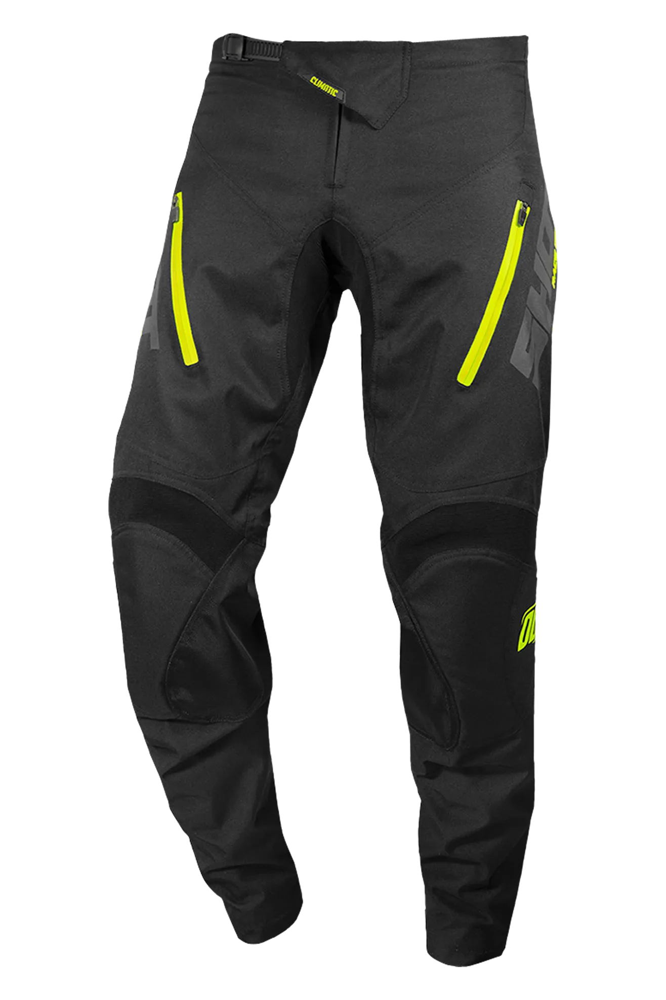 PANTALONES DE CROSS SHOT CLIMATIC NEGROAMARILLO FLUO