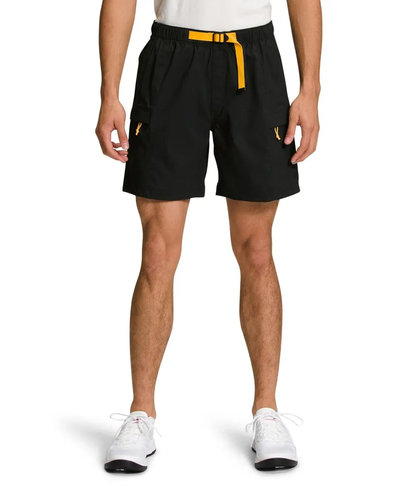 Pantaloneta Class V Belted Negra y Amarillo Hombre The North Face