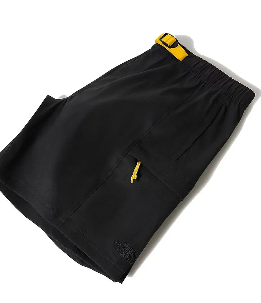 Pantaloneta Class V Belted Negra y Amarillo Hombre The North Face
