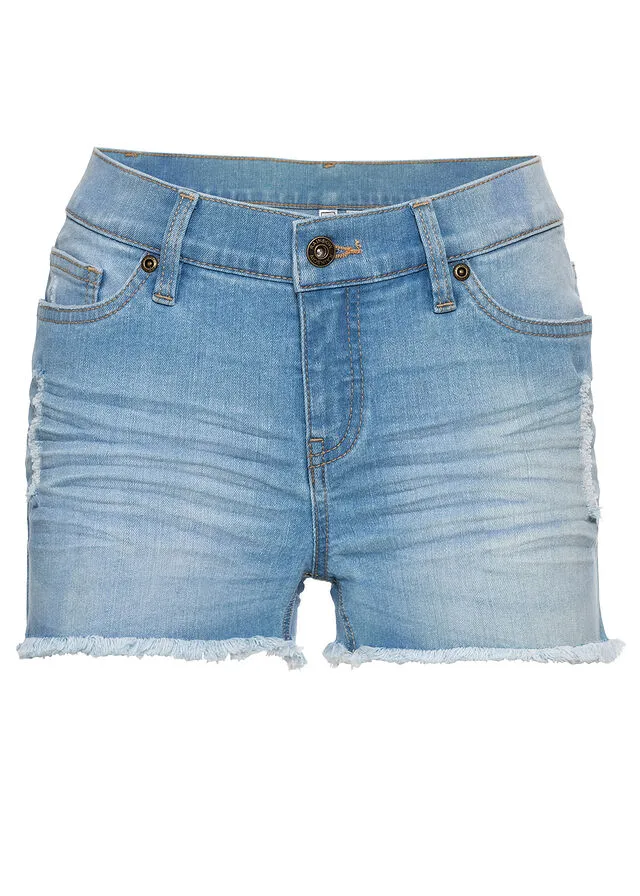 Pantalón corto vaquero Azul claro vaquero