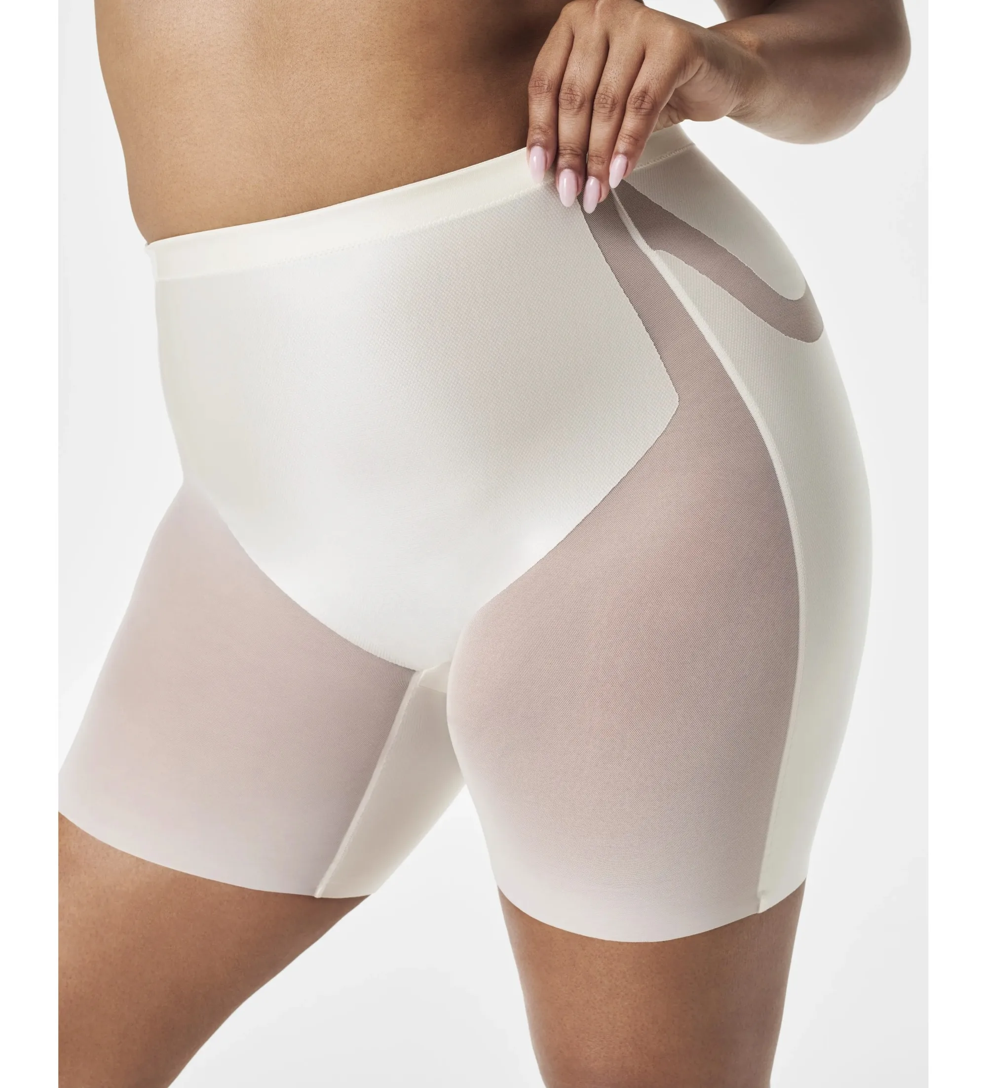 Pantalón de Satén moldeador blanco