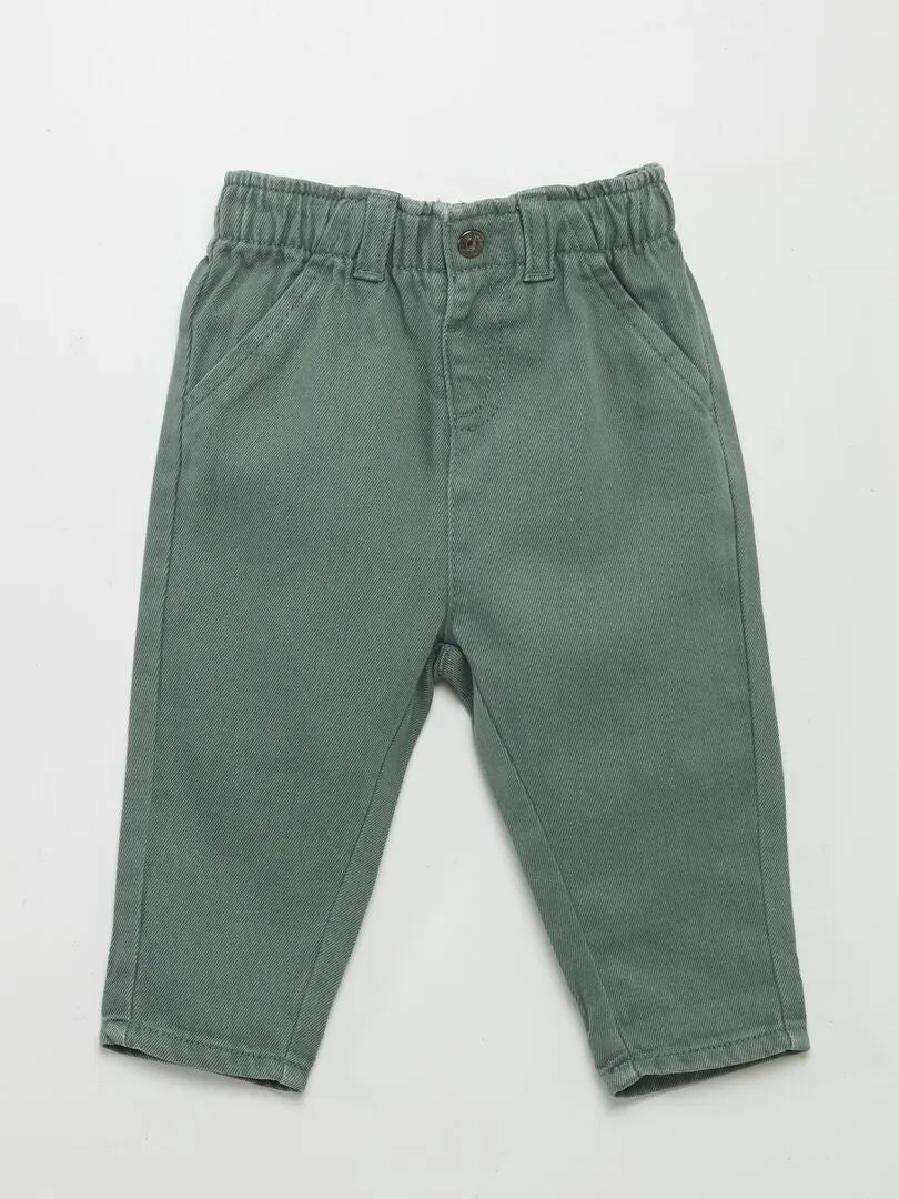 PANTALóN ESTILO PAPERBAG  VERDE