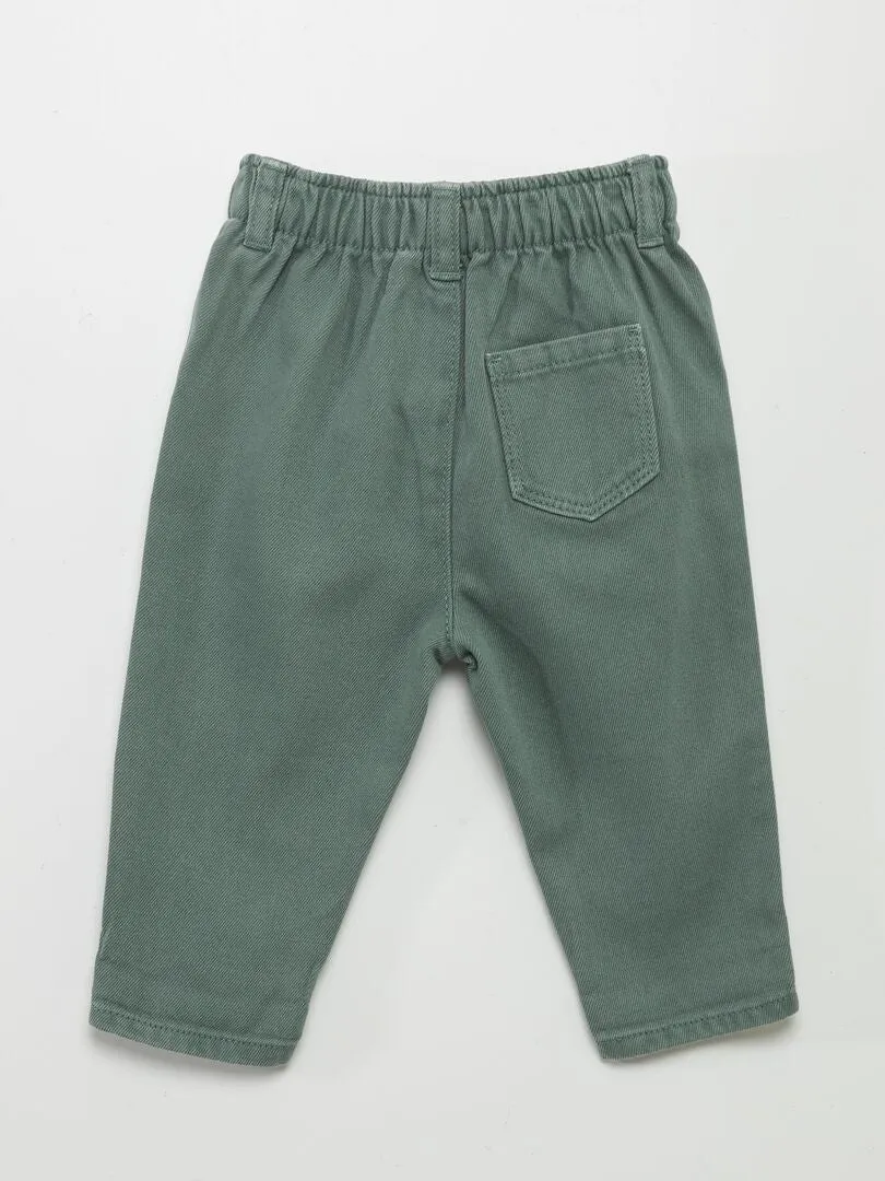 PANTALóN ESTILO PAPERBAG  VERDE