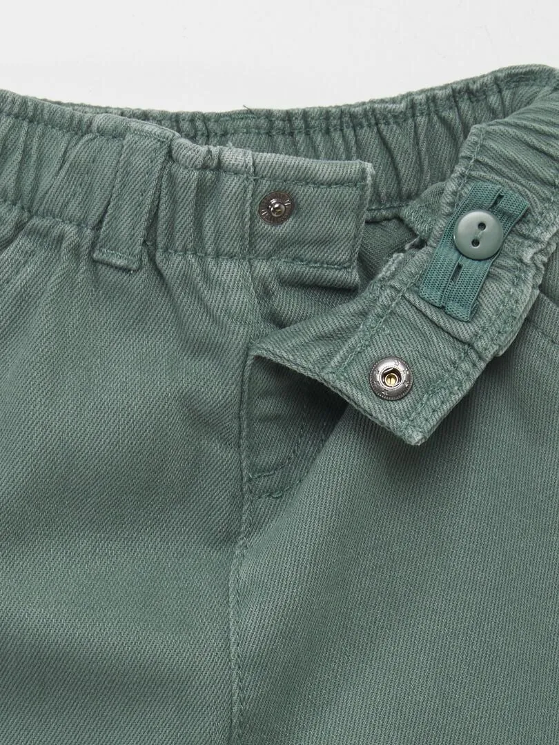 PANTALóN ESTILO PAPERBAG  VERDE