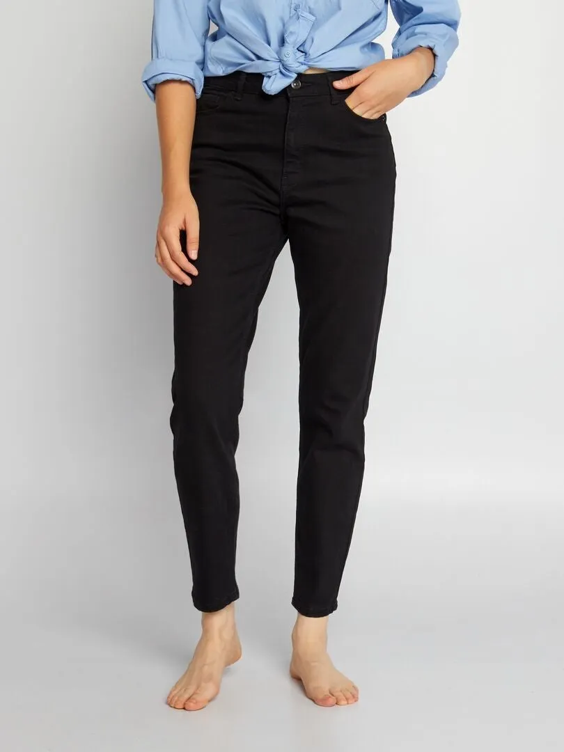 PANTALóN VAQUERO SLIM L30  NEGRO
